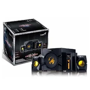 Genius Lautsprechers SW-G2.1 3000, 2.1, 70W, schwarz, Lautstärkeregler, Game
